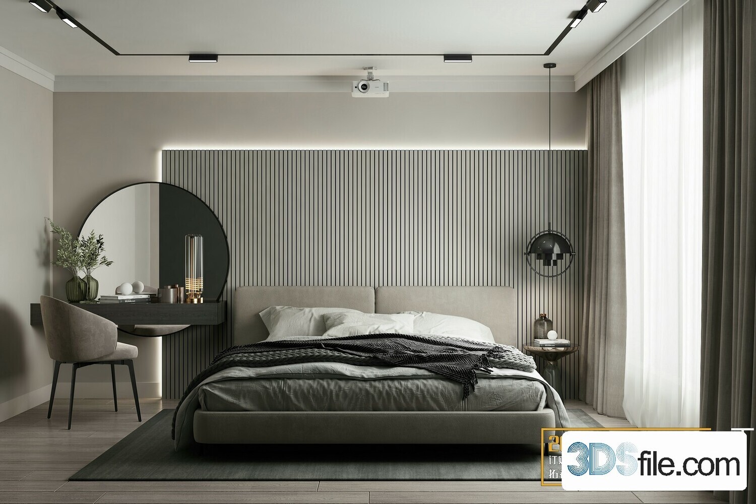 50 FREE FULL SCENES BED ROOM 3D MODELS FOR DOWNLOAD - FREE