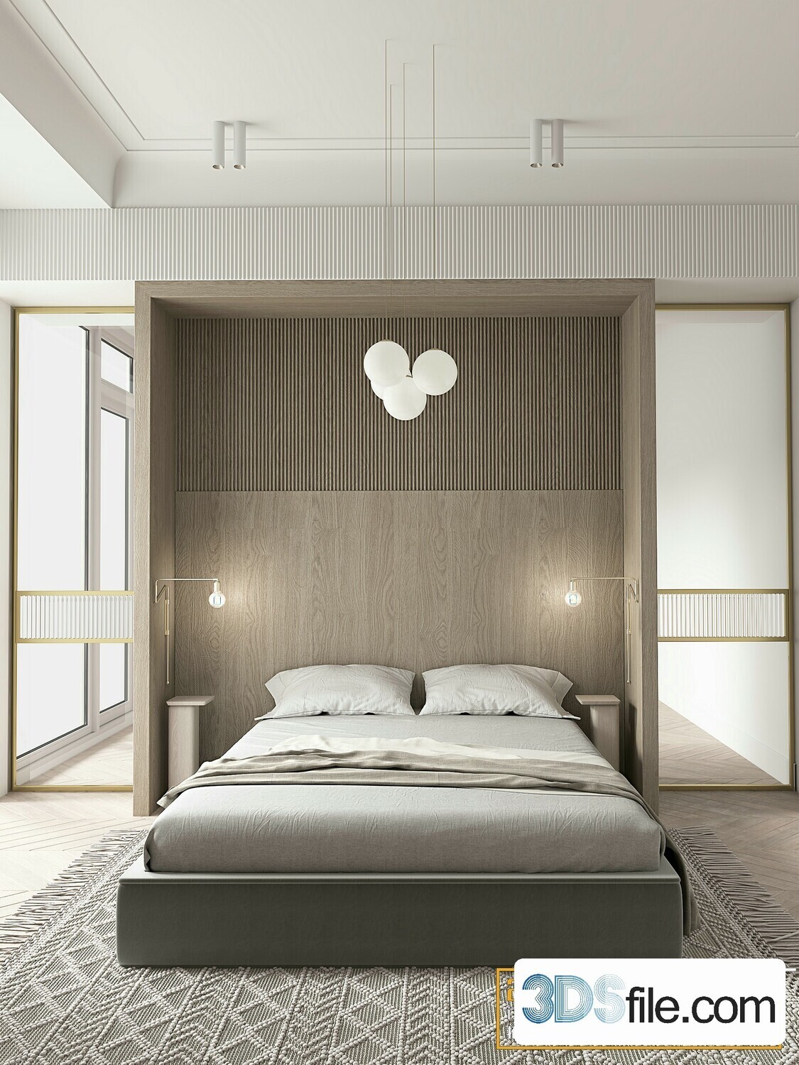 50 FREE FULL SCENES BED ROOM 3D MODELS FOR DOWNLOAD - FREE