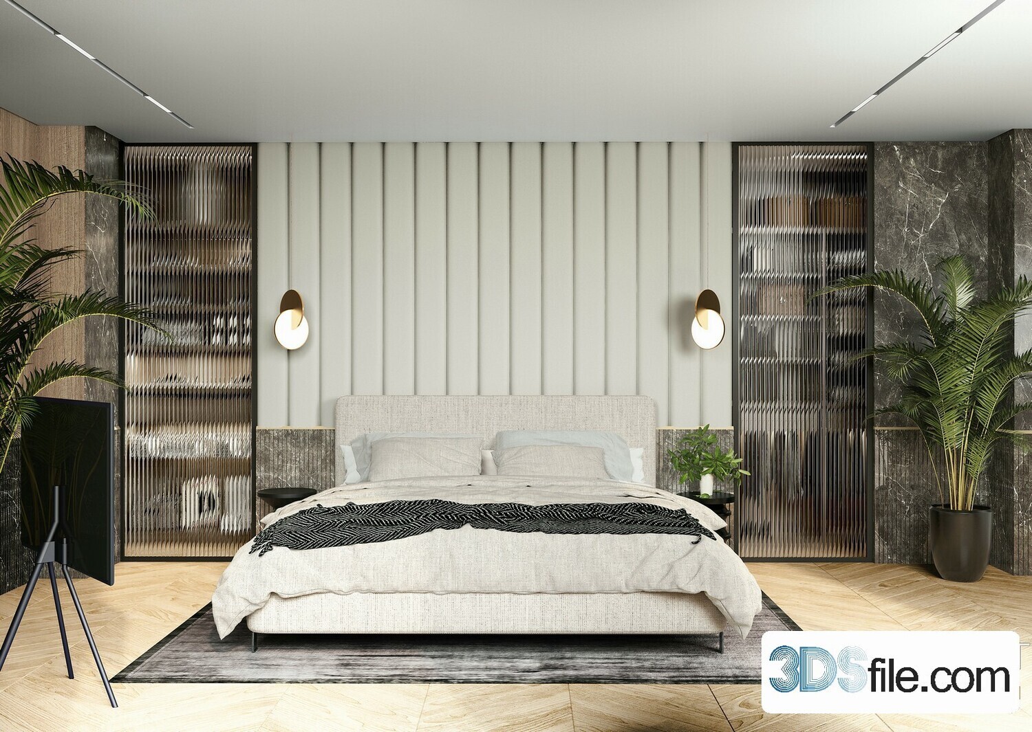 50 FREE FULL SCENES BED ROOM 3D MODELS FOR DOWNLOAD - FREE