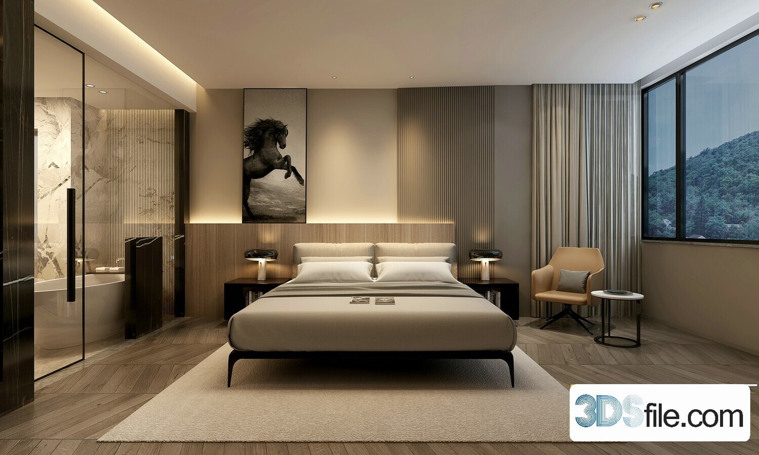 50 FREE FULL SCENES BED ROOM 3D MODELS FOR DOWNLOAD - FREE