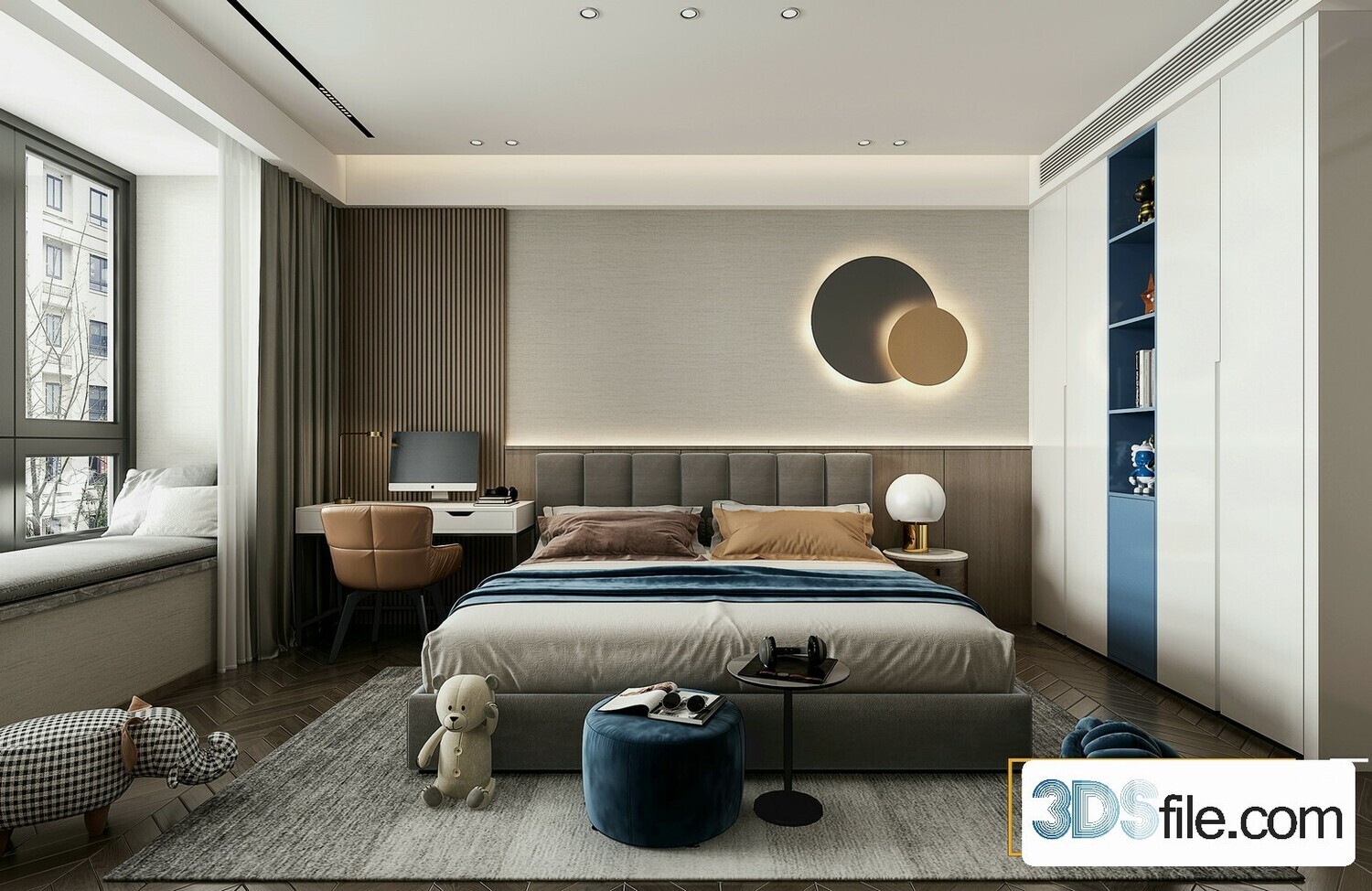 50 FREE FULL SCENES BED ROOM 3D MODELS FOR DOWNLOAD - FREE