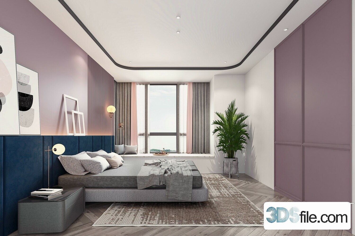 50 FREE FULL SCENES BED ROOM 3D MODELS FOR DOWNLOAD - FREE