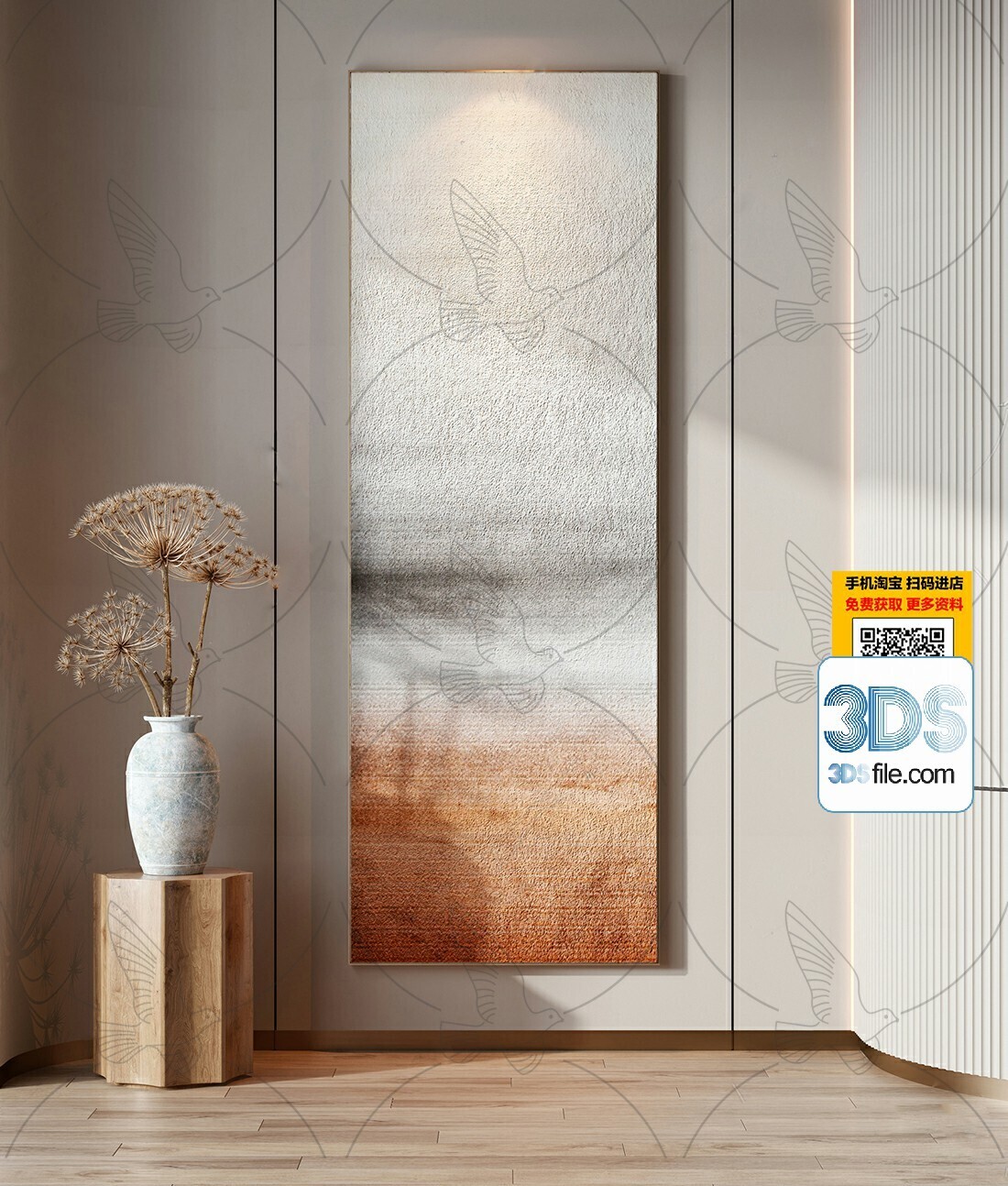 60 Decorative painting set 3d models vol.13