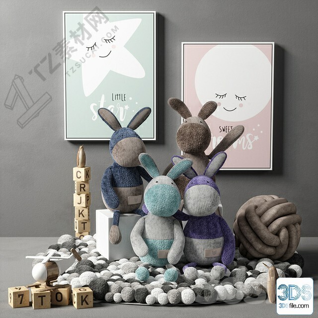 250 Decorative setS 3d models vol.14