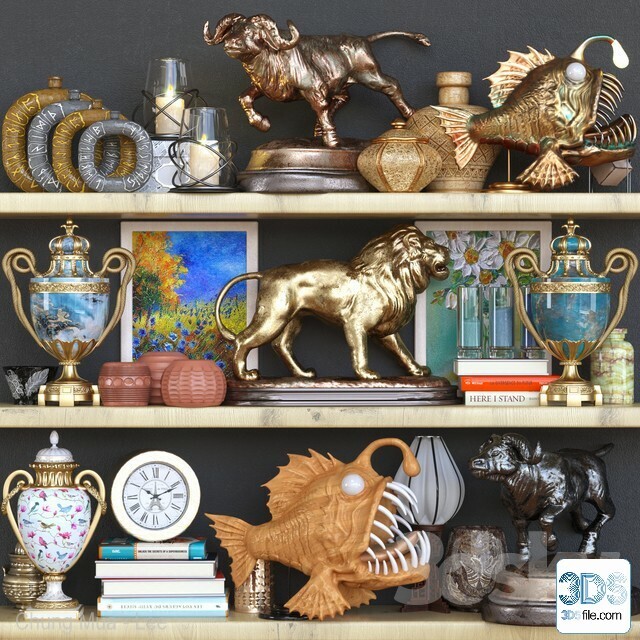 250 Decorative setS 3d models vol.14