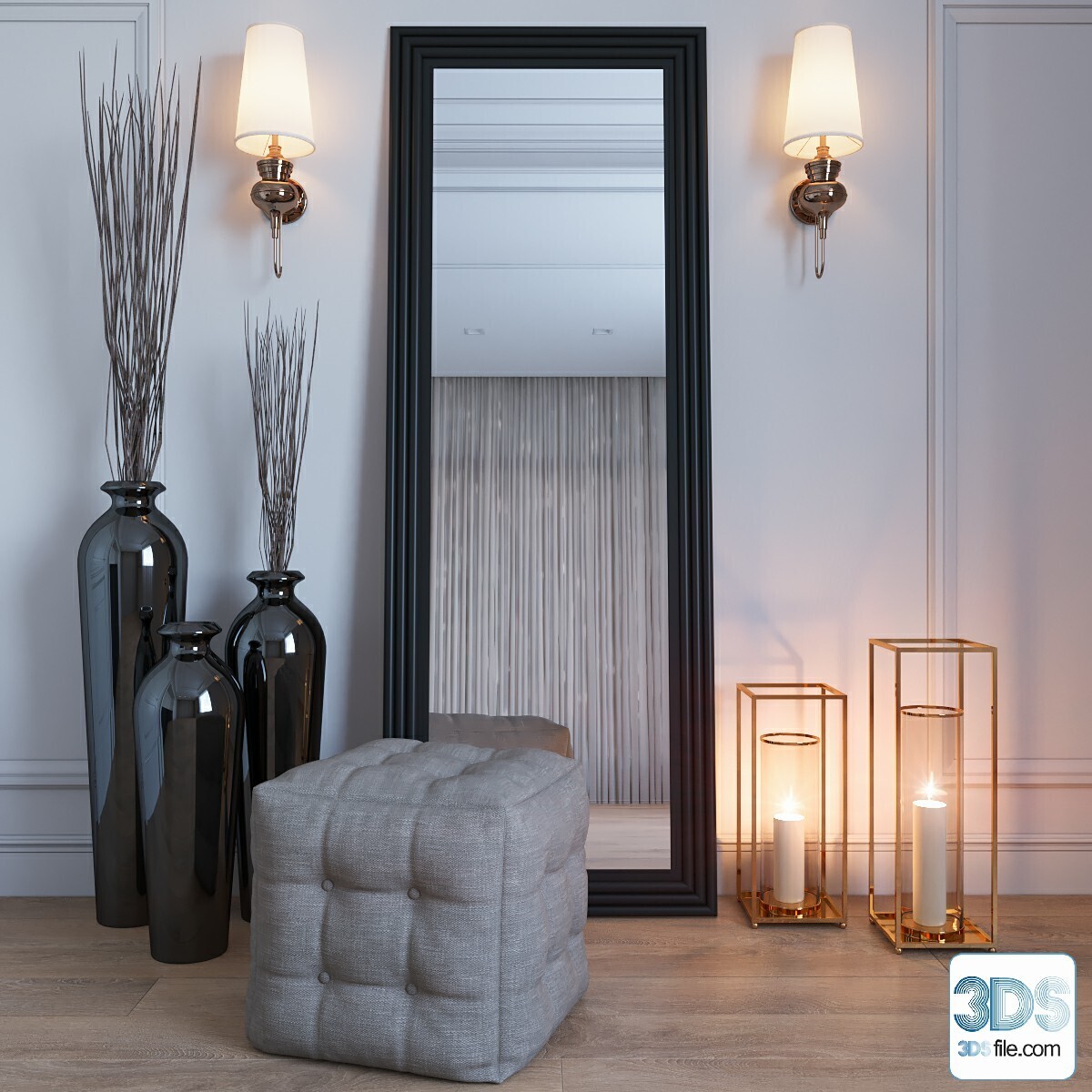 250 Decorative setS 3d models vol.14