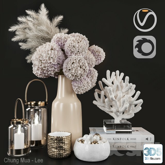 250 Decorative setS 3d models vol.14