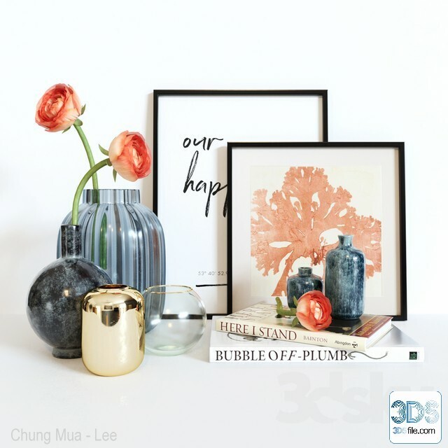 250 Decorative setS 3d models vol.14