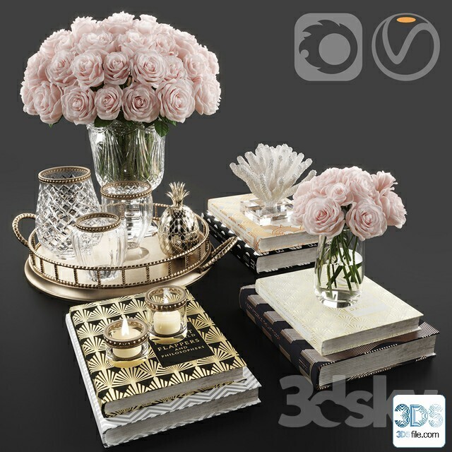 250 Decorative setS 3d models vol.14