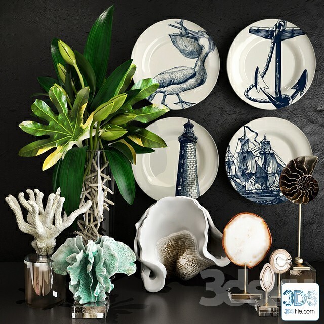 250 Decorative setS 3d models vol.14