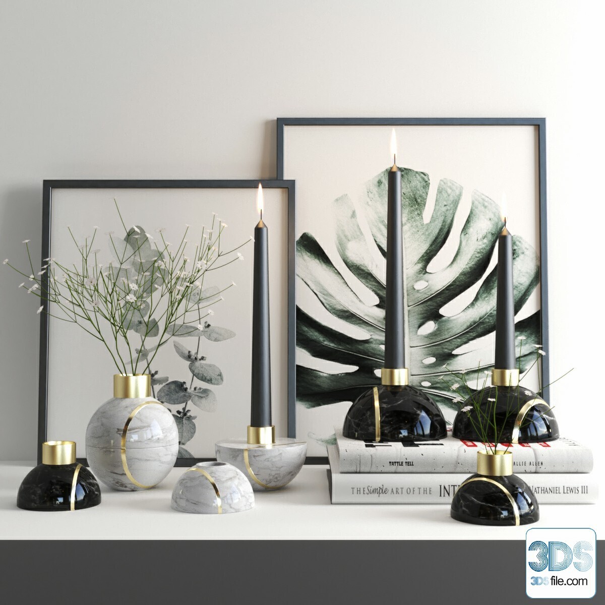 250 Decorative setS 3d models vol.14