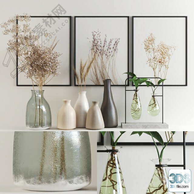 250 Decorative setS 3d models vol.14