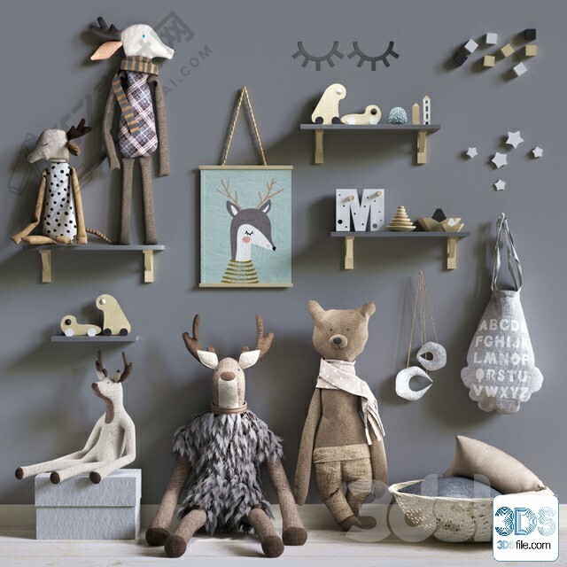 250 Decorative setS 3d models vol.14