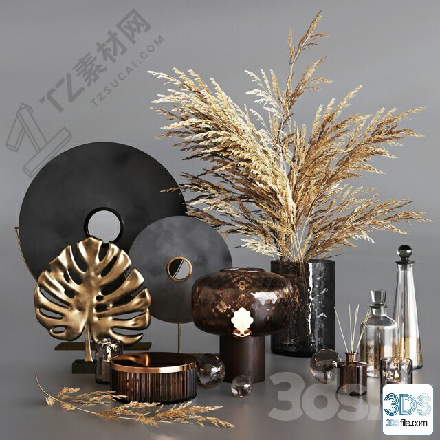 250 Decorative setS 3d models vol.14