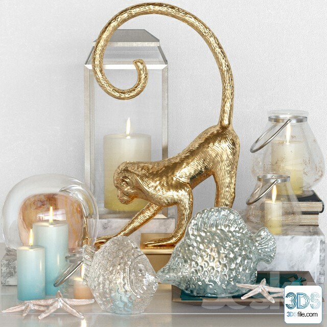 250 Decorative setS 3d models vol.14