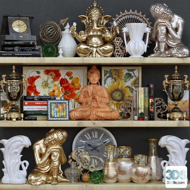 250 Decorative setS 3d models vol.14