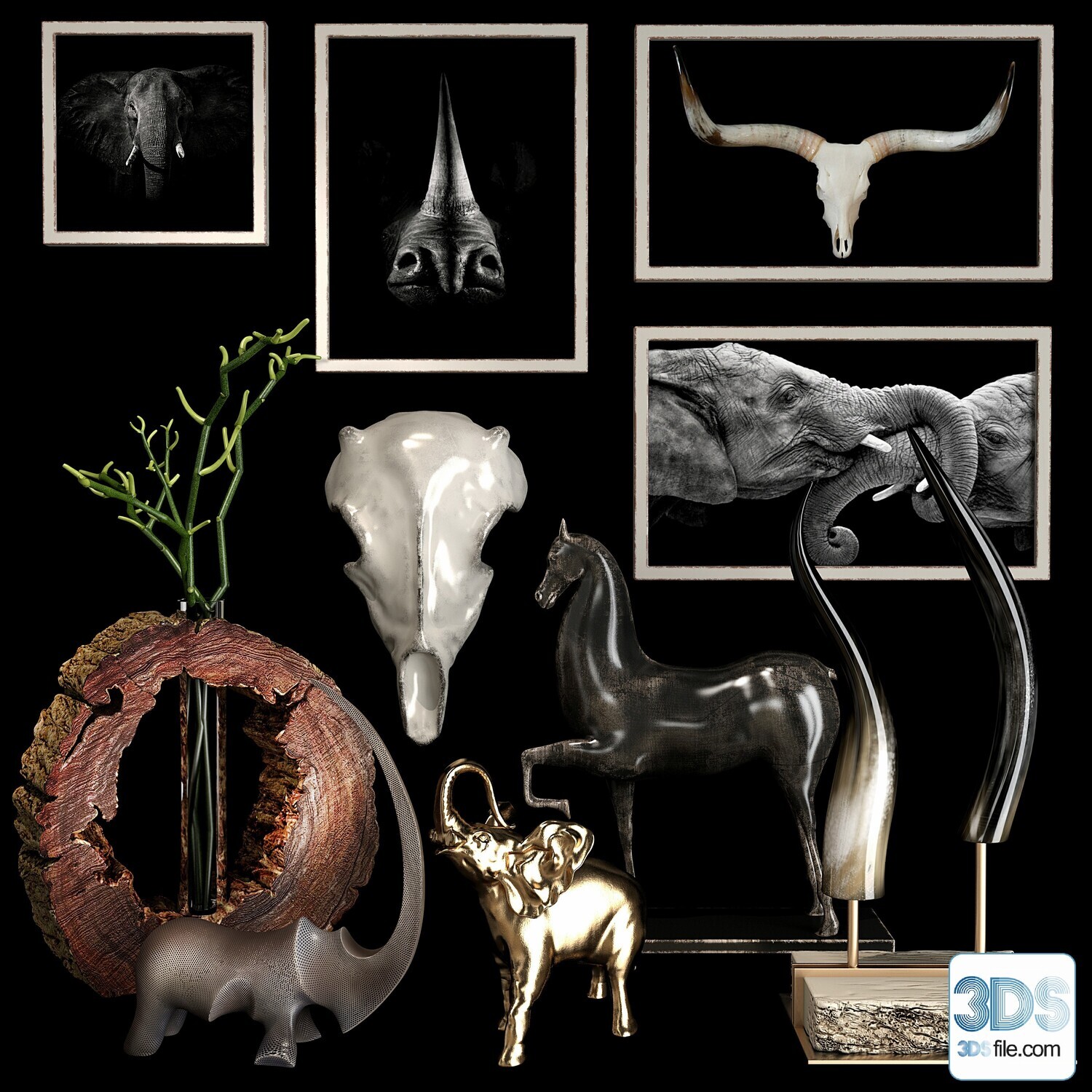 250 Decorative setS 3d models vol.14
