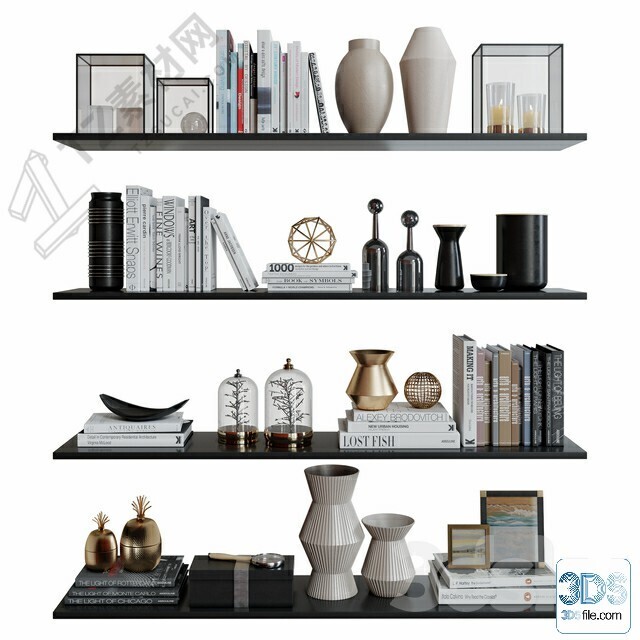 250 Decorative setS 3d models vol.14