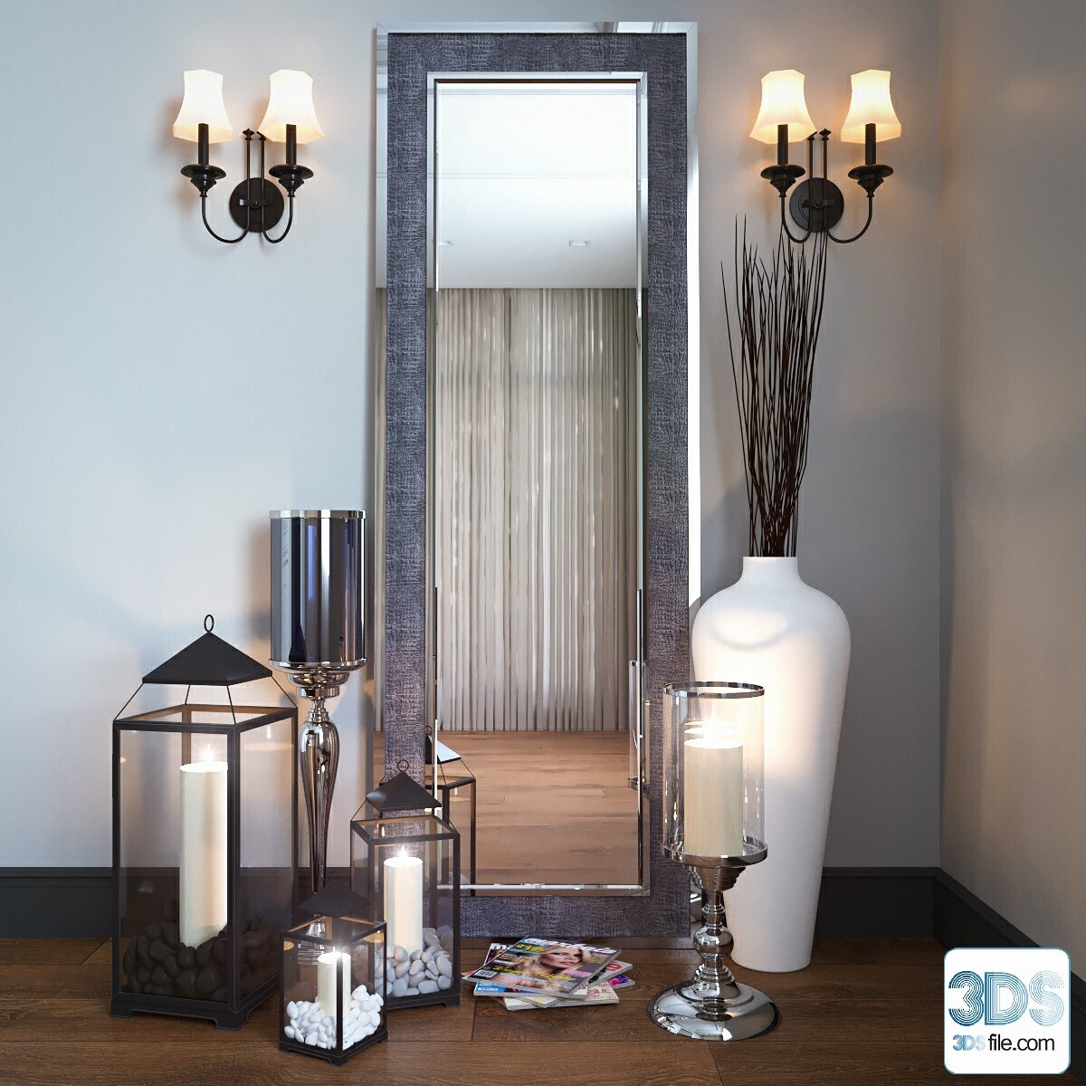 250 Decorative setS 3d models vol.14