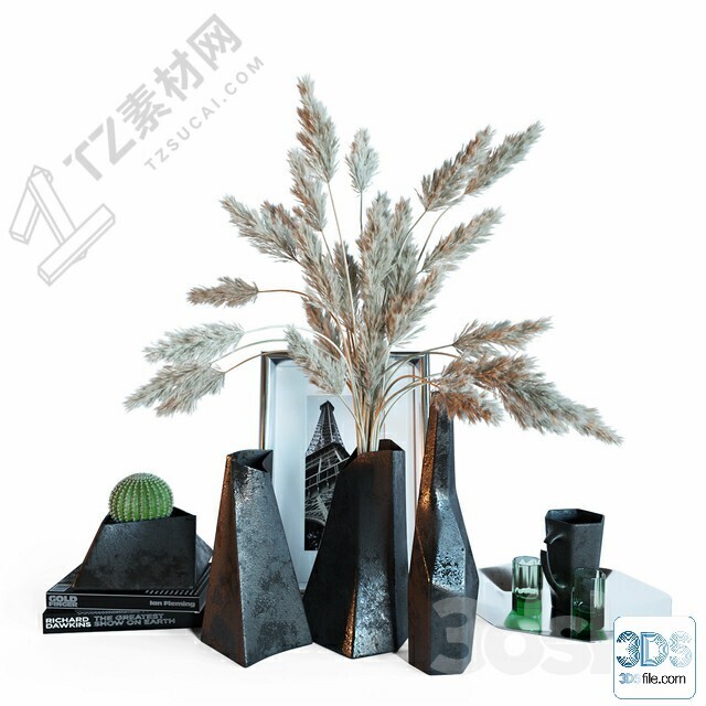 250 Decorative setS 3d models vol.14