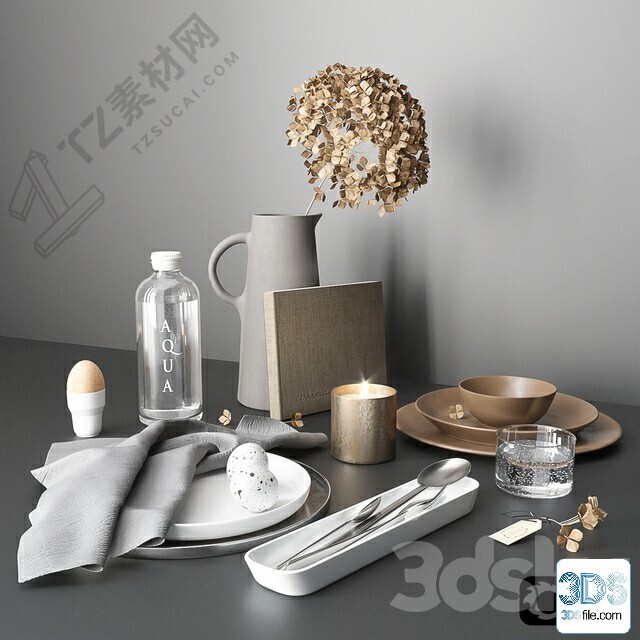 250 Decorative setS 3d models vol.14