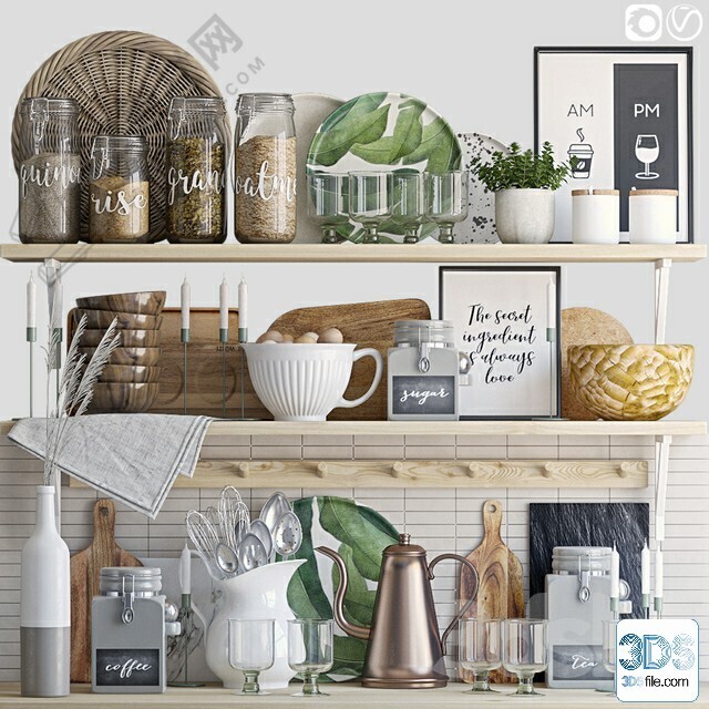 250 Decorative setS 3d models vol.14