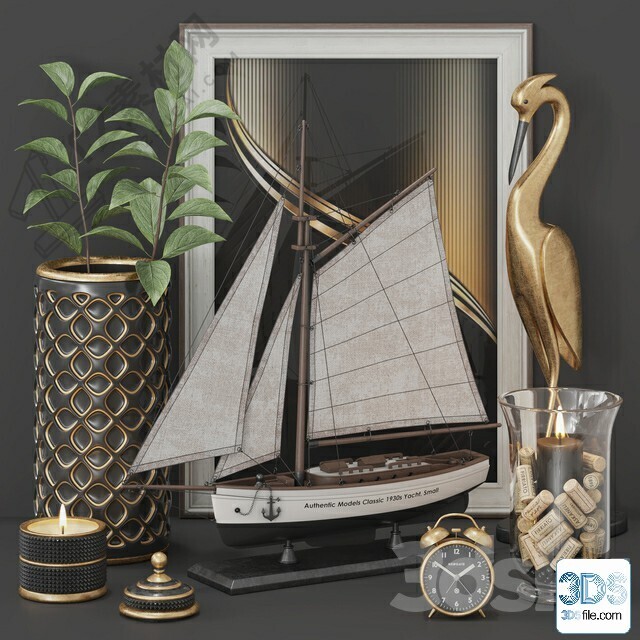250 Decorative setS 3d models vol.14