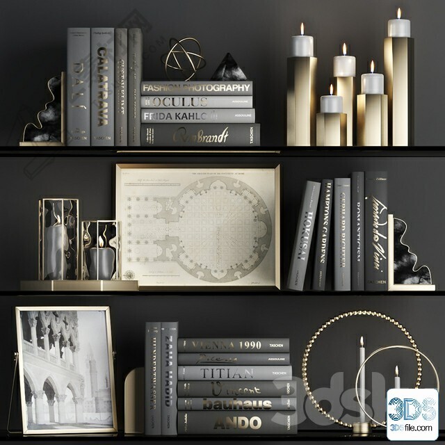 250 Decorative setS 3d models vol.14