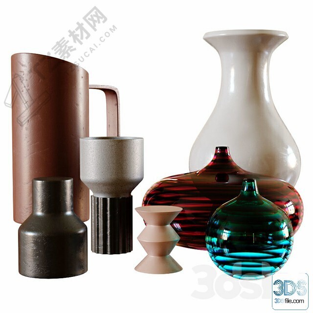 250 Decorative setS 3d models vol.14
