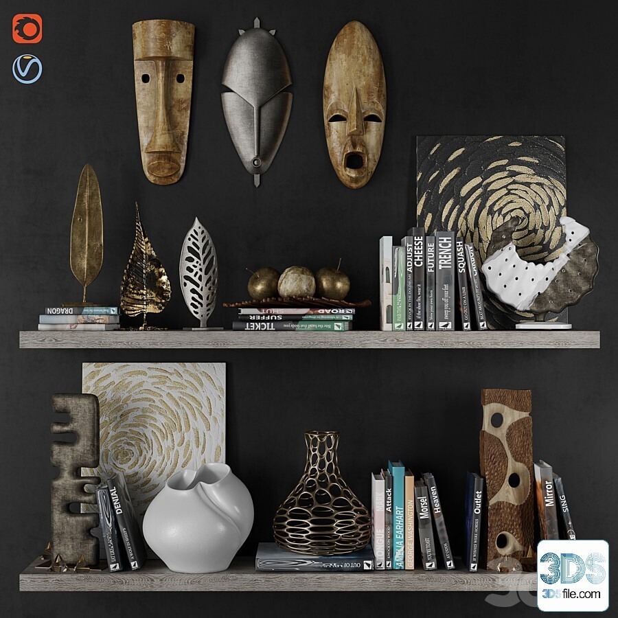 250 Decorative setS 3d models vol.14