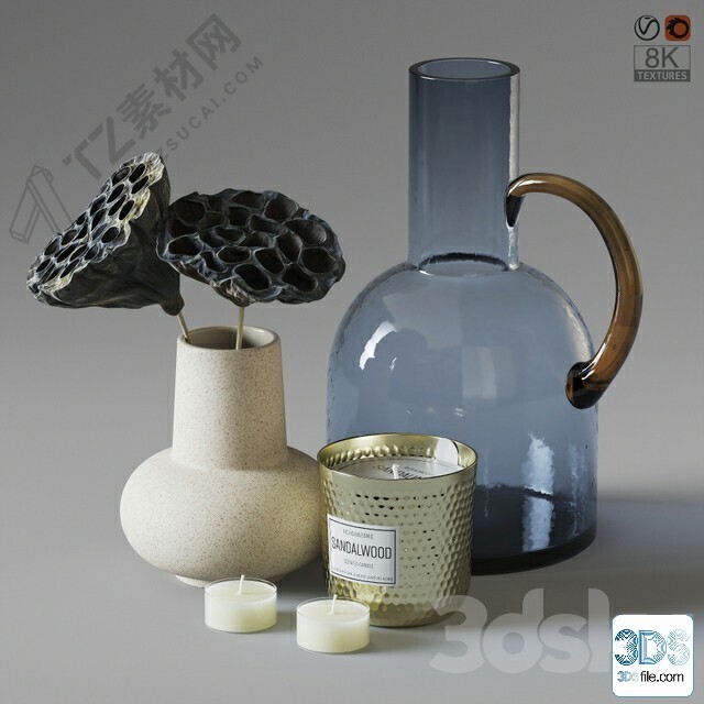 250 Decorative setS 3d models vol.14