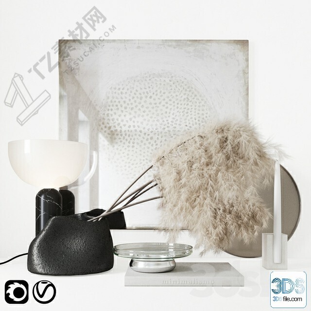 250 Decorative setS 3d models vol.14