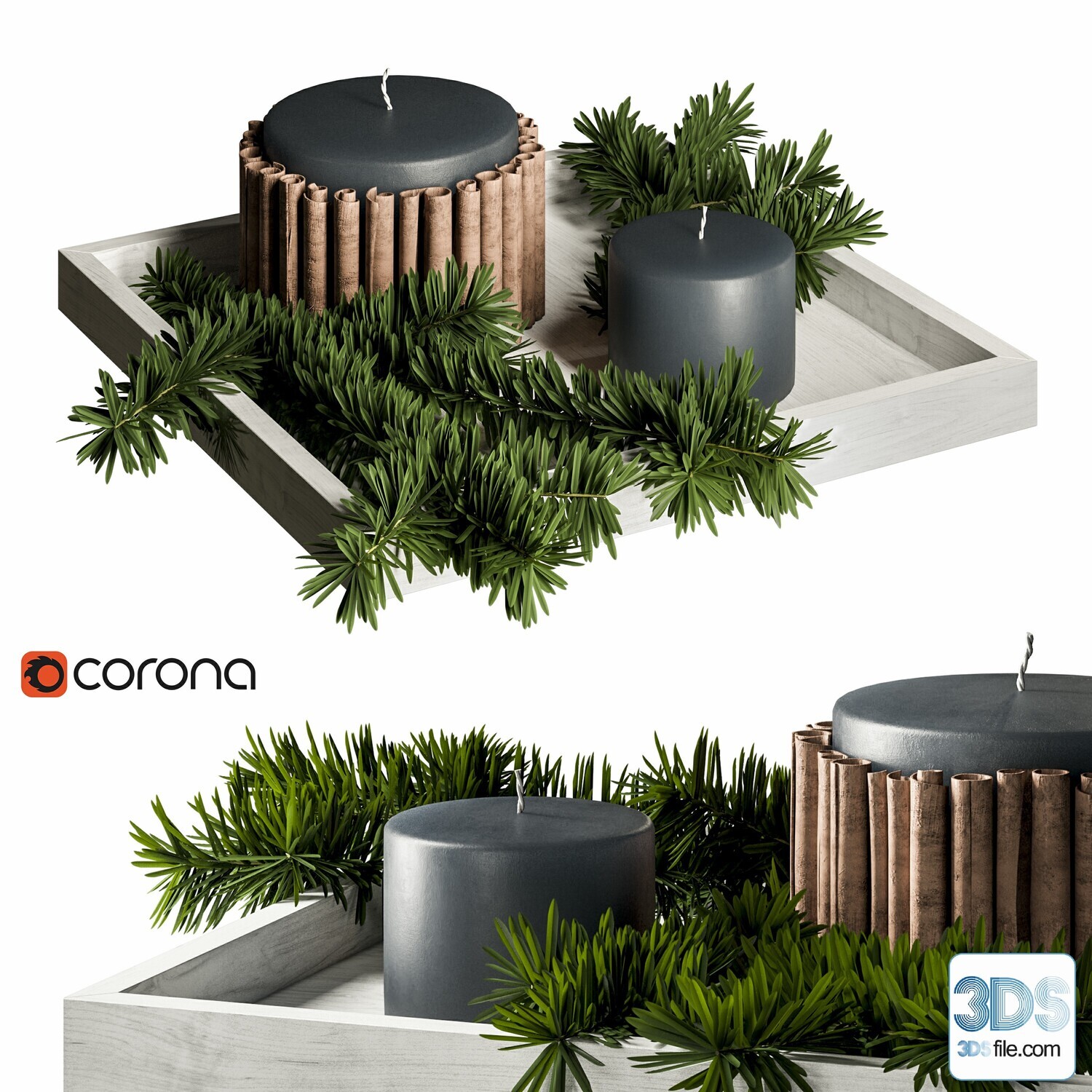 250 Decorative setS 3d models vol.14