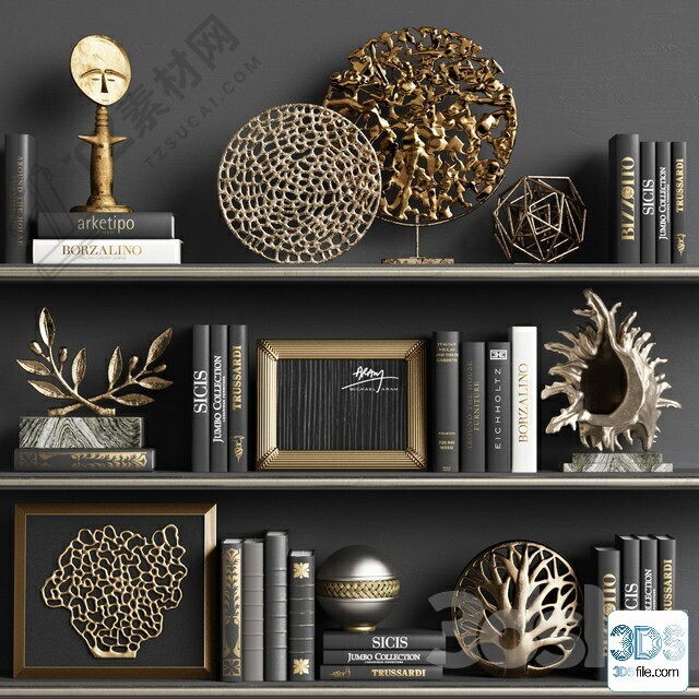 250 Decorative setS 3d models vol.14