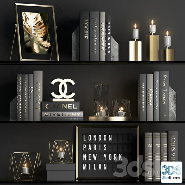 250 Decorative setS 3d models vol.14