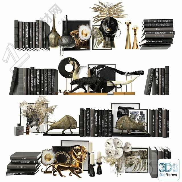 250 Decorative setS 3d models vol.14