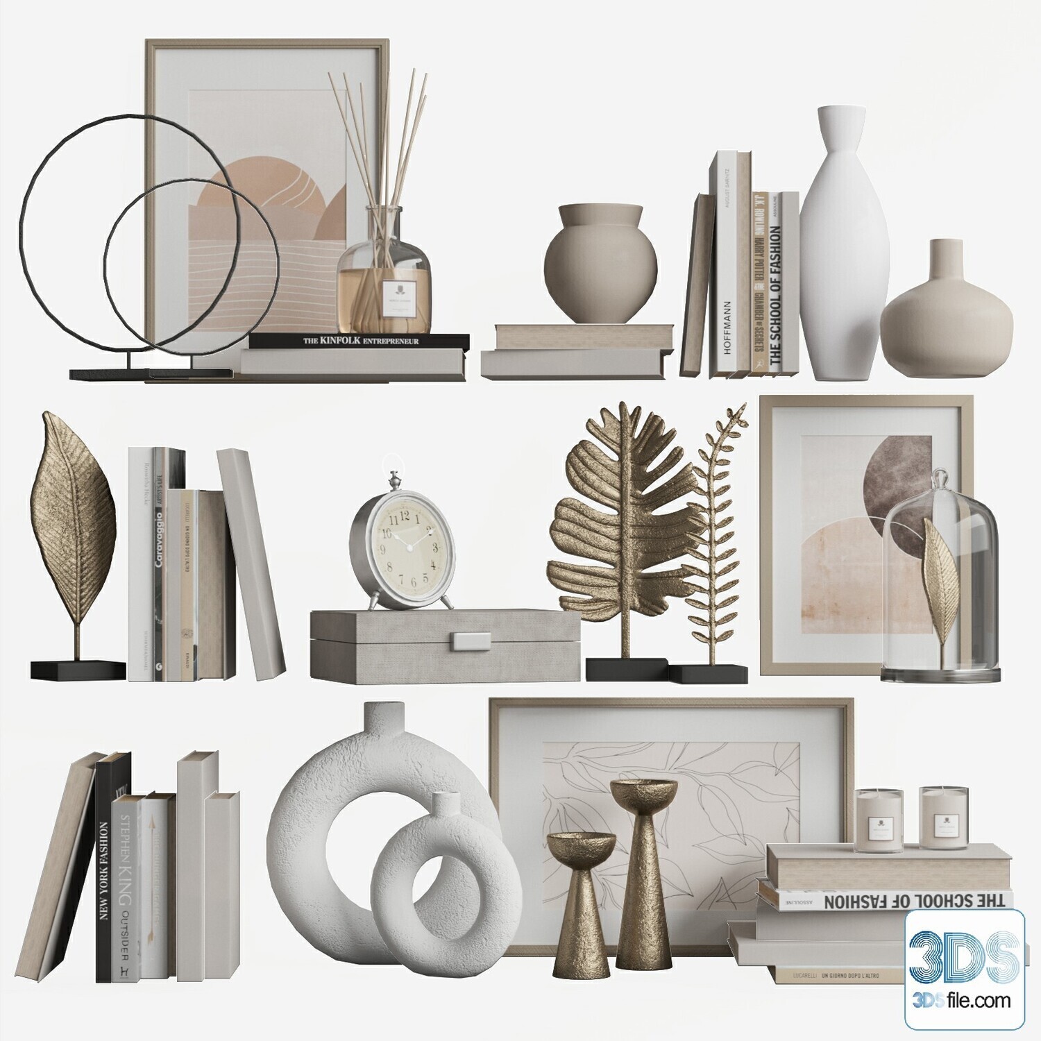 250 Decorative setS 3d models vol.14