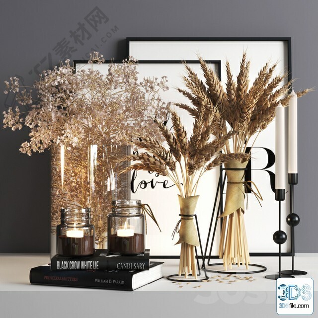 250 Decorative setS 3d models vol.14