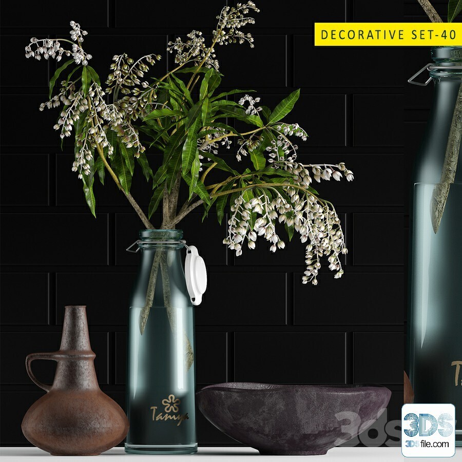 250 Decorative setS 3d models vol.14