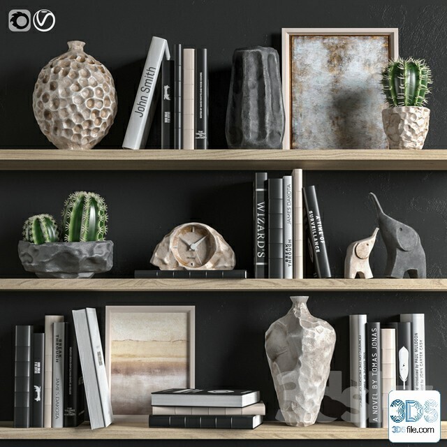 250 Decorative setS 3d models vol.14