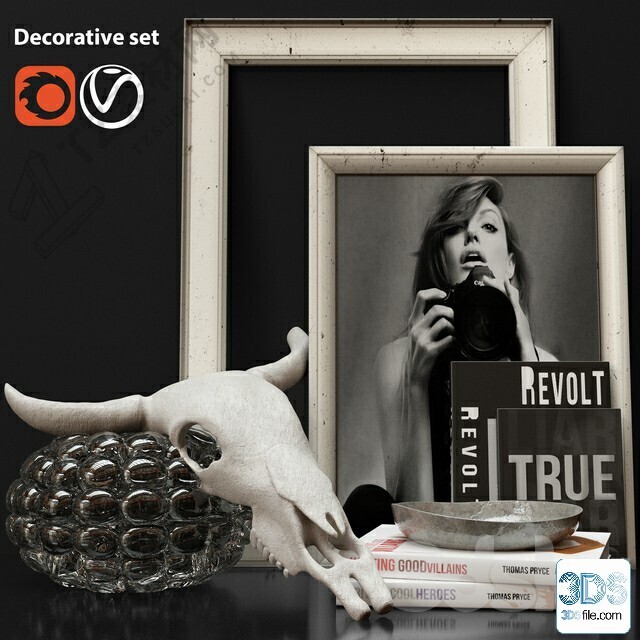 250 Decorative setS 3d models vol.14