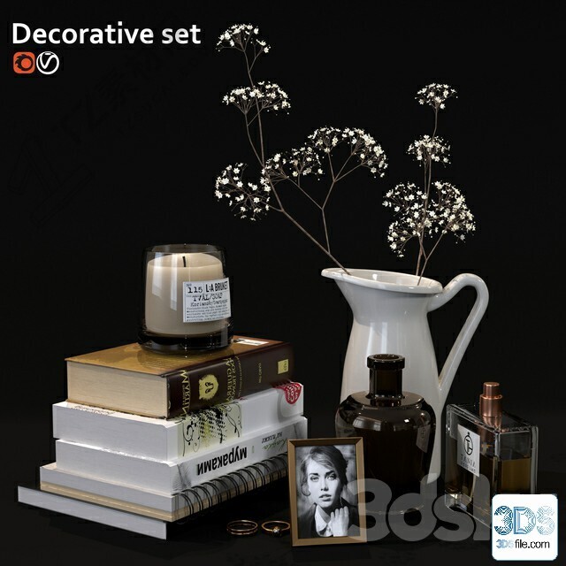 250 Decorative setS 3d models vol.14
