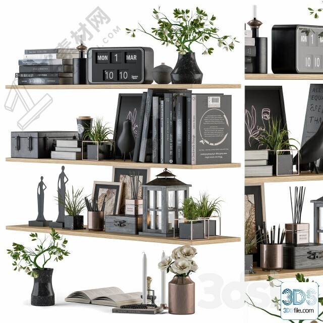 250 Decorative setS 3d models vol.14