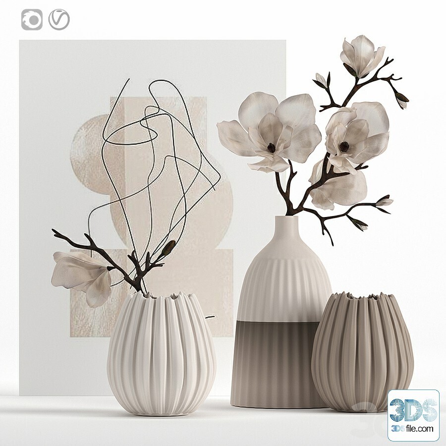 250 Decorative setS 3d models vol.14
