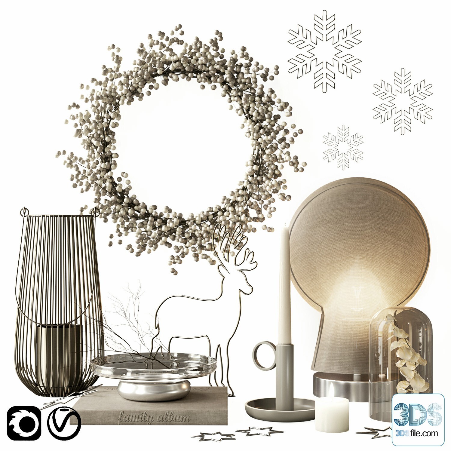 250 Decorative setS 3d models vol.14