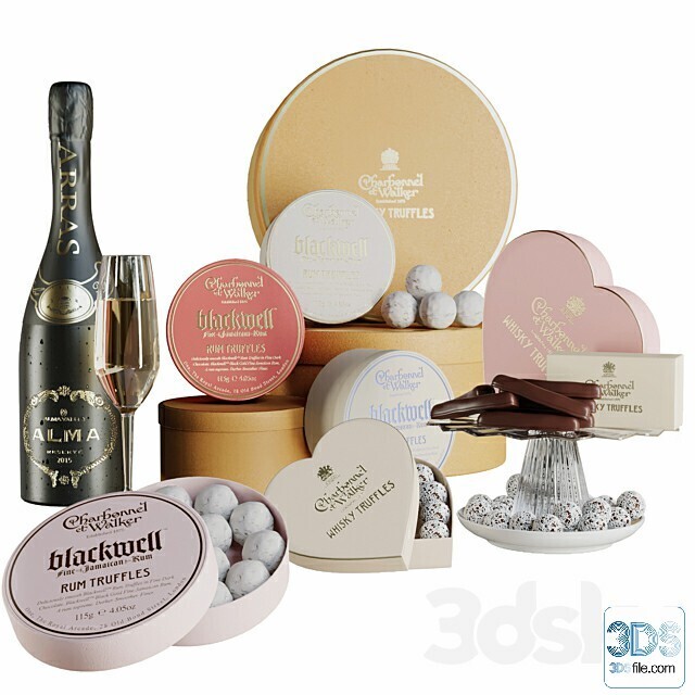 250 Decorative setS 3d models vol.14