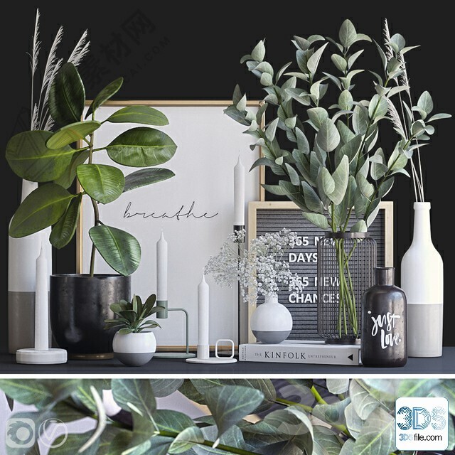 250 Decorative setS 3d models vol.14