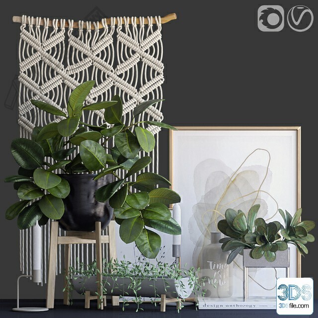 250 Decorative setS 3d models vol.14