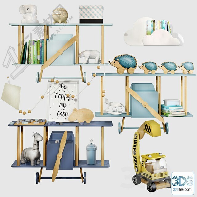 250 Decorative setS 3d models vol.14