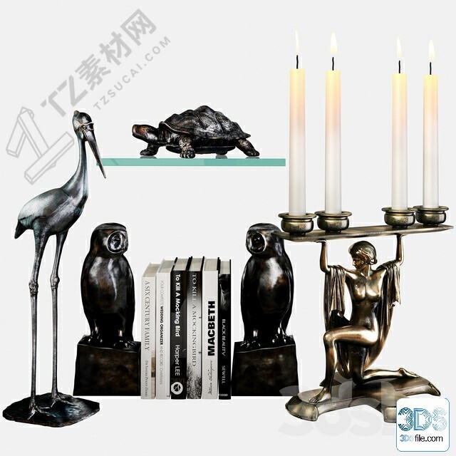 250 Decorative setS 3d models vol.14